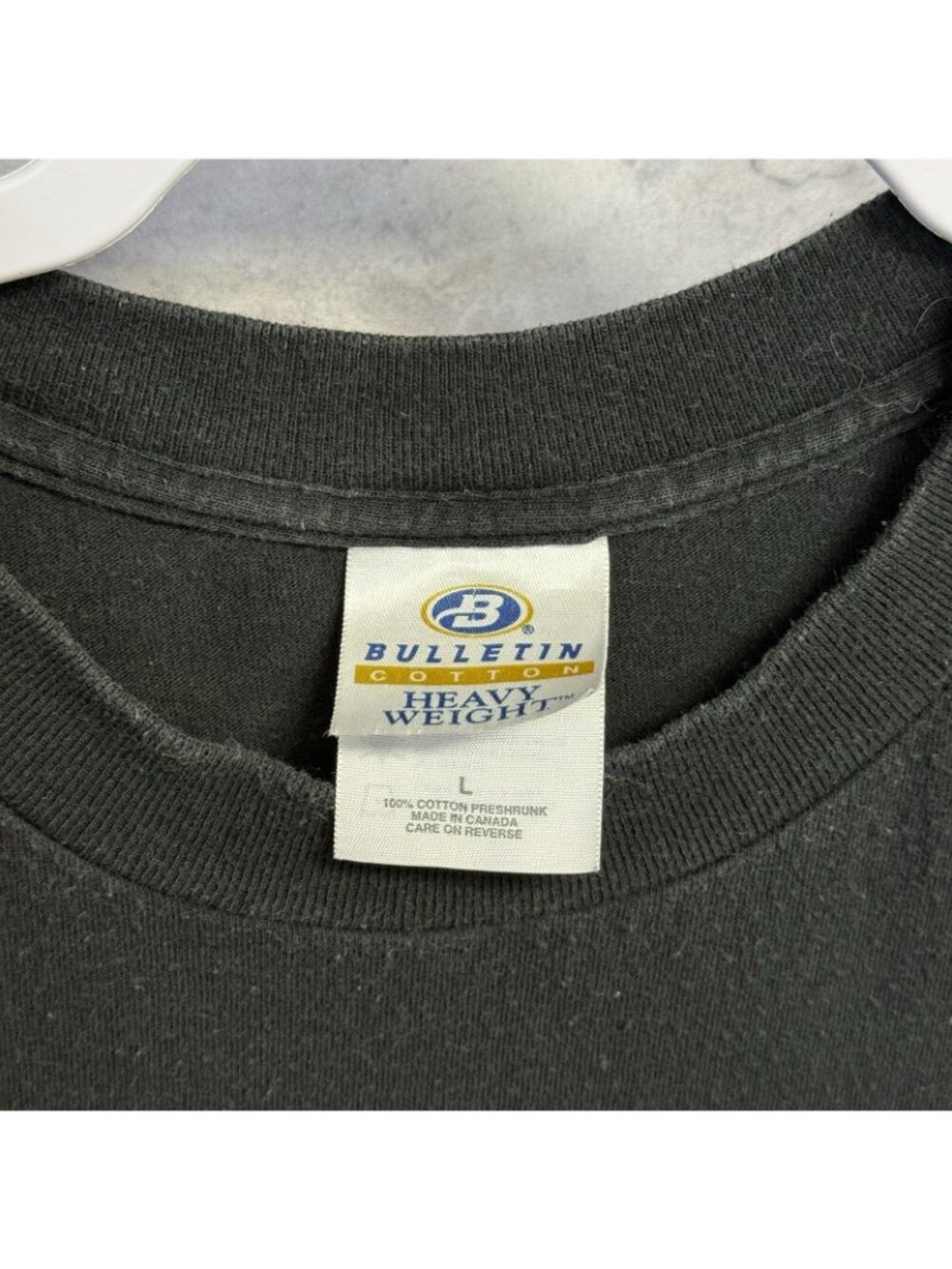 Vintage Hockey Hall of Fame T Shirt Mens Large Black 90s Single Stitch - Picture 7 of 9